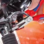 KNIPEX 6-1/4 in. Flat Nose Pliers with Comfort Grip and Wire Stripping thumbnail 3