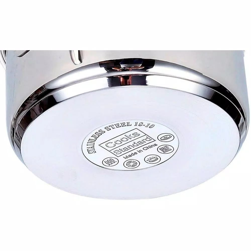 Cooks Standard Classic 10-Piece Stainless Steel Cookware Set with Induction Compatibility