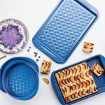 Circulon Farberware Colorvive 4-Piece Nonstick Blue Bakeware Set thumbnail 7