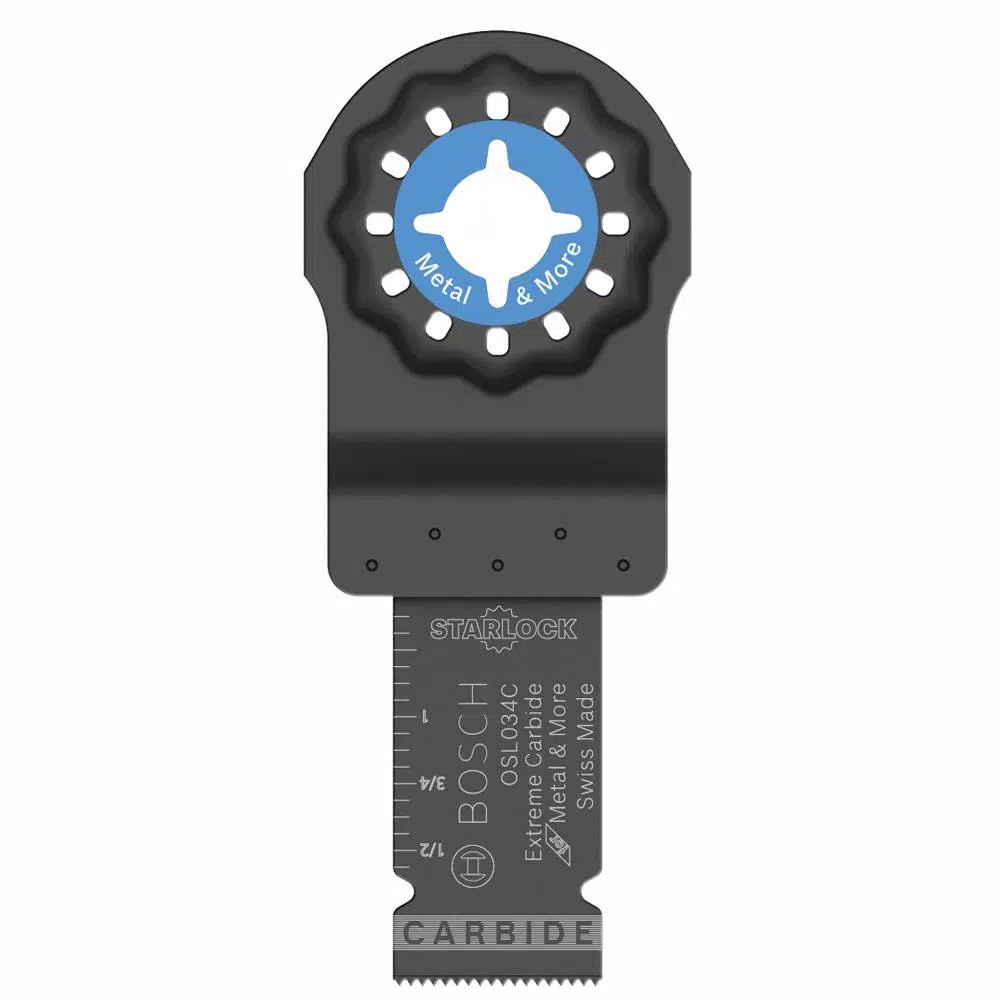 Bosch Starlock Carbide Oscillating Multi-Tool Blade Set, 2-Piece (3/4 in. and 1-1/4 in.)