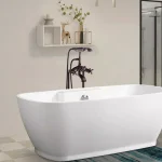 Vanity Art 40 in. Single-Handle Claw Foot Tub Faucet with Hand Shower, Oil Rubbed Bronze thumbnail 5