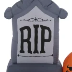Gemmy 6 ft. Animated Fire and Ice Shaking Reaper Inflatable Halloween Decor with Projection and Fog Effect thumbnail 7
