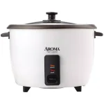 AROMA 32-Cup White Rice Cooker and Slow Cooker with Steam Tray thumbnail 1