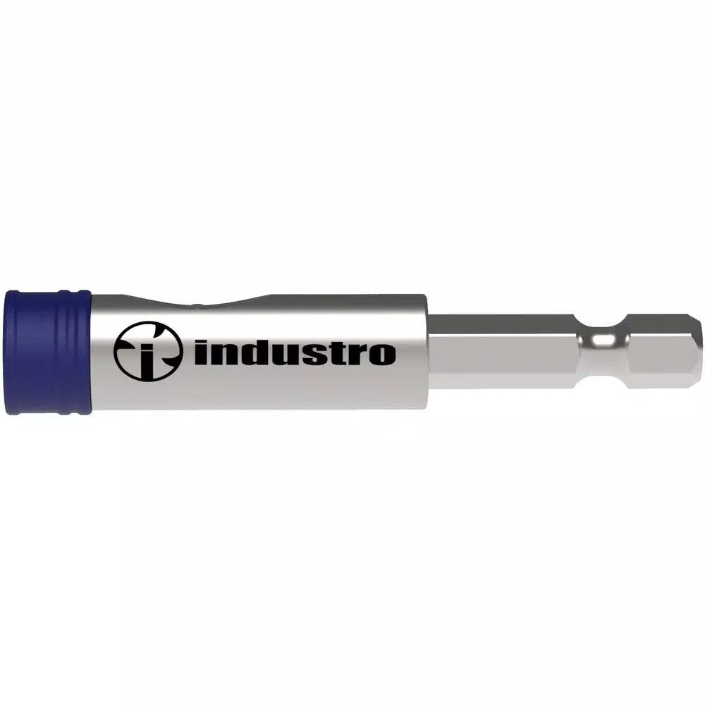 Industro 1-Touch Magnetic Quick Release Spinning Sleeve Bit Holder Set, 3-Piece