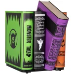 Gemmy Colorful Monster Tales Animated Moving Books - Halloween Decor thumbnail 1