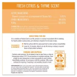 SEVENTH GENERATION Fresh Citrus & Thyme Disinfectant Aerosol Spray, 13.9 oz (8-Count) thumbnail 2