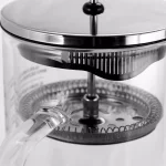Mr. Coffee Hyland 2.5-Cup Clear Glass French Press Coffee Maker with Measuring Spoon thumbnail 3