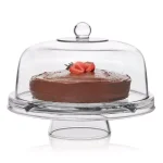 Libbey Selene 2-Piece 6-in-1 Versatile Glass Server and Appetizer Tray Set thumbnail 3