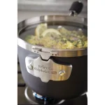 Calphalon Select by Calphalon 3.5 Qt. Hard-Anodized Nonstick Saucepan with Glass Lid, Black thumbnail 5