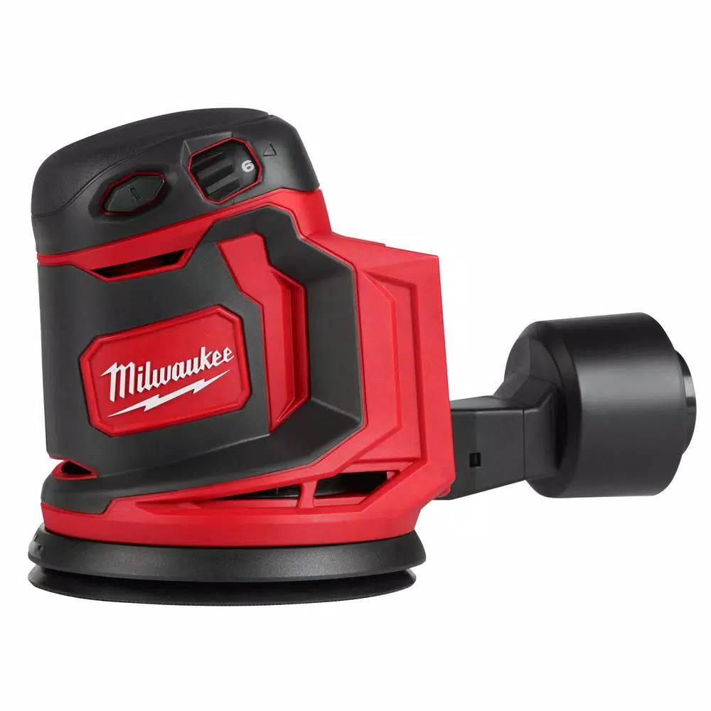 Milwaukee M18 18V Lithium-Ion Cordless 5 in. Random Orbit Sander Kit with 5.0 Ah Battery and Charger