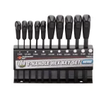 Performance Tool 10-Piece Metric T-Handle Hex Key Set with Storage Tray thumbnail 2