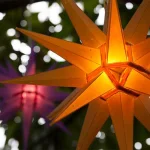 Kringle Traditions 14 in. Illuminated LED Amber Moravian Star Holiday Decoration thumbnail 5