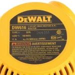 DEWALT 1-3/4 HP 11 Amp Fixed Base and Plunge Router Combo Kit thumbnail 6