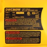 DEWALT 4-3/8 in. Wet/Dry Handheld Tile Cutter, 10.8 Amp thumbnail 9