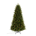 Unbranded 9 ft. Braxton Pre-Lit Color Changing Artificial Christmas Tree with 900 Micro Dot LED Lights thumbnail 1