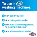 Clorox Disinfecting Bleach Regular Concentrated Liquid, 121 oz (Pack of 3) thumbnail 9