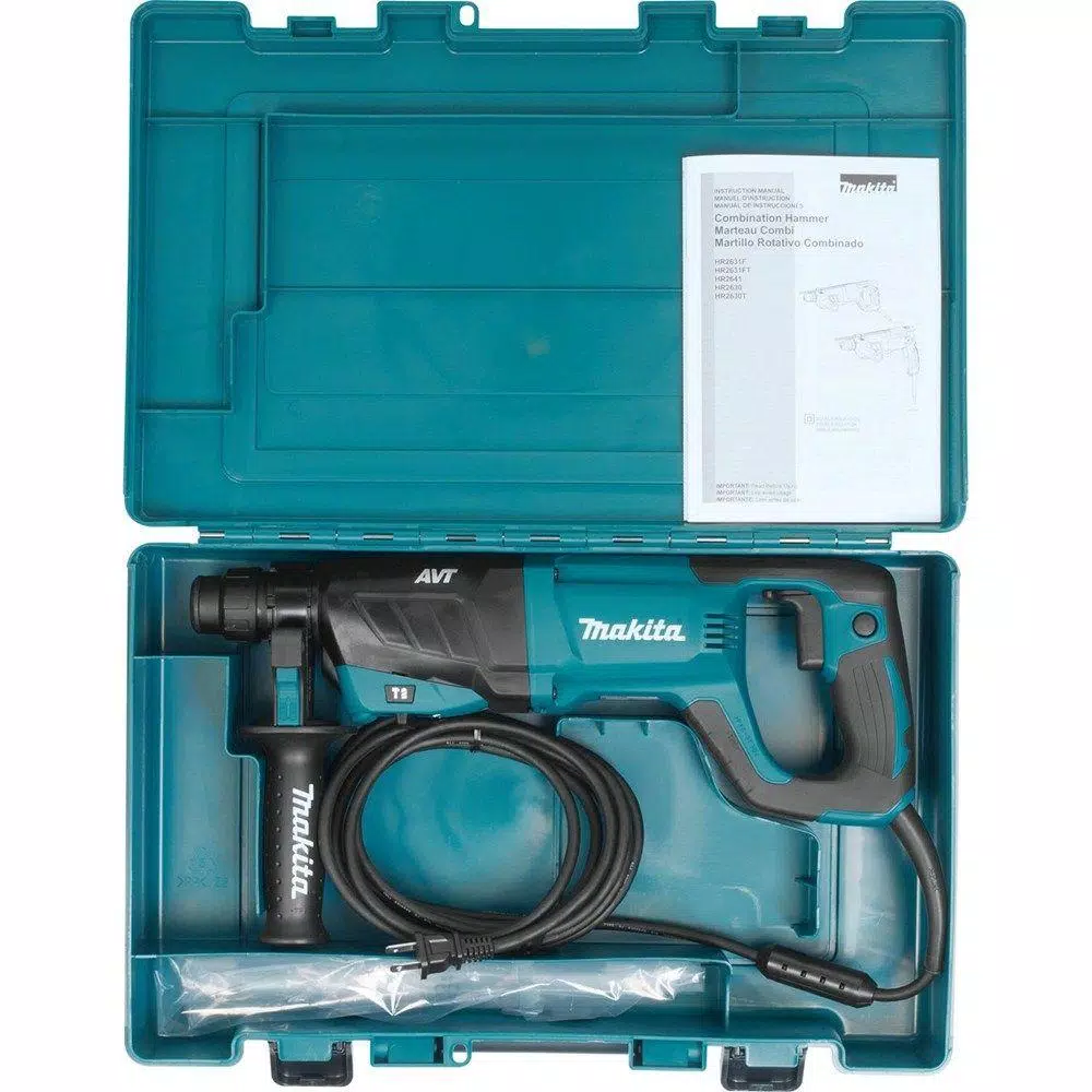 Makita 8 Amp 1 in. SDS-Plus Corded Rotary Hammer Drill with AVT and Hard Case
