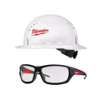 Milwaukee BOLT White Type 1 Class C Full Brim Vented Hard Hat with Performance Safety Glasses Kit thumbnail 1