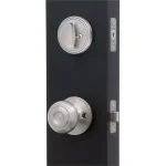 Defiant Springfield Satin Nickel Entry Door Handleset with Hartford Knob thumbnail 5