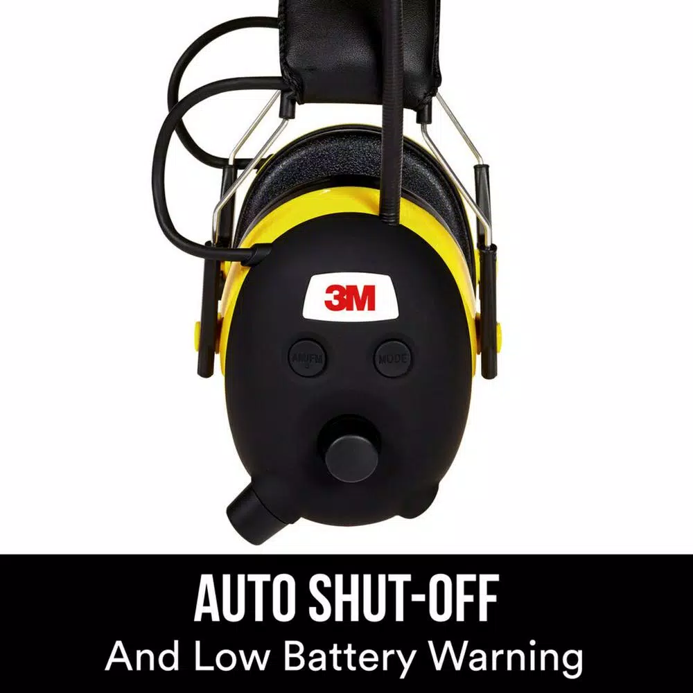 3M WorkTunes Digital Hearing Protector with AM/FM Radio and Auxiliary Jack