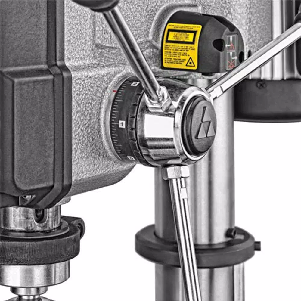 Delta 18-900L 18 in. Floor Standing Drill Press with Laser, LED Worklight, and 16 Speeds