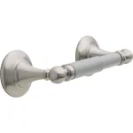 Delta Greenwich II Double Post Toilet Paper Holder, SpotShield Brushed Nickel thumbnail 1