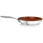 Ozeri Earth Pan ETERNA 12 in. Stainless Steel Nonstick Frying Pan, Bronze thumbnail 7