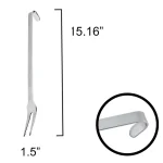 1829 Carl Schmidt Sohn PRO-X 15 in. Stainless Steel Roasting Fork thumbnail 3