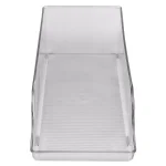 Home Basics Clear Plastic Soda Can Holder - 8 Can Capacity Refrigerator Organizer thumbnail 5