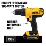 DEWALT 20V MAX Cordless Combo Kit (10-Tool) with (2) 2.0 Ah Batteries, Charger & Bags thumbnail 3