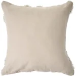LR Home 20x20 Off White and Blue Tufted Geometric Throw Pillow - Southwestern Winter Paradise thumbnail 4