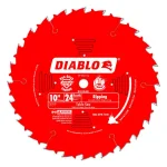 Diablo 10 in. x 24-Teeth Ripping Carbide Circular Saw Blade thumbnail 1