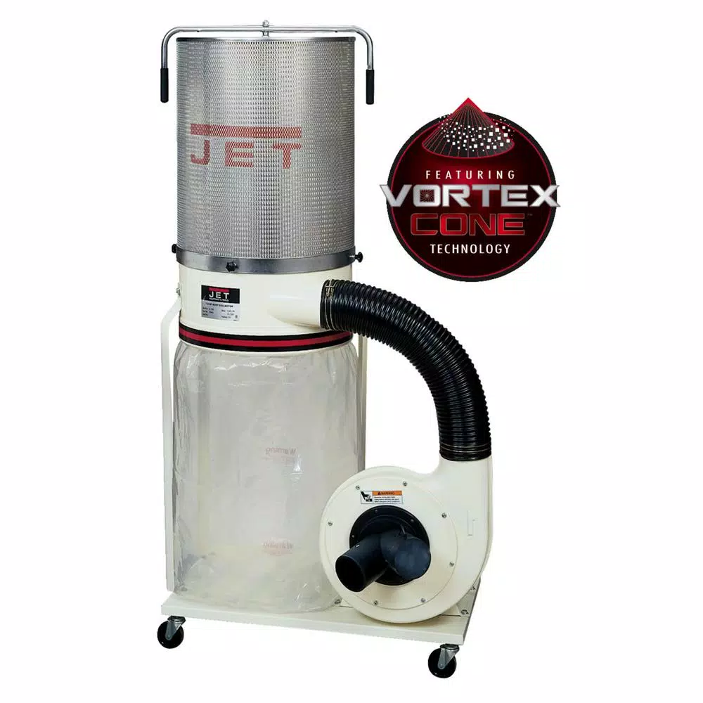 JET DC-1200VX-CK3 2 HP 3-Phase Dust Collector with Canister Filter