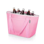 Picnic Time Topanga 9 Qt. Pink Insulated Cooler Tote Bag thumbnail 2