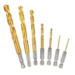 Milwaukee SHOCKWAVE Impact Duty Red Helix Titanium Drill Bit Set, 7-Piece thumbnail 1