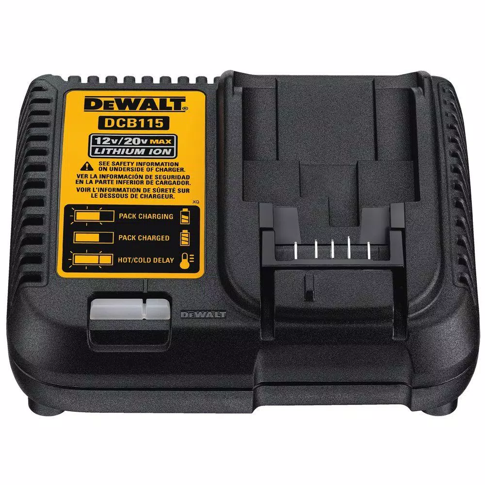 DEWALT 20V MAX XR 1/2 in. Mid-Range Brushless Cordless Impact Wrench Kit with (2) 5.0 Ah Batteries & Charger