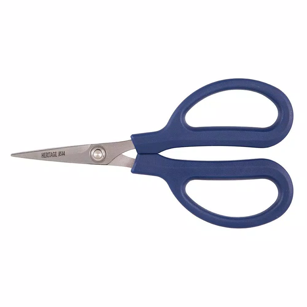 Klein Tools 6-3/8 in. Stainless Steel Utility Shears, Ambidextrous Multi-Purpose Scissors