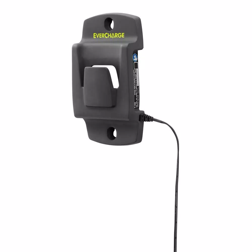 RYOBI 18V ONE+ Cordless LED Area Light Kit with EVERCHARGE Wall Mount Adaptor, 2.0 Ah Battery & Charger
