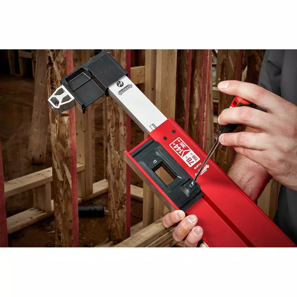 Milwaukee REDSTICK 78 in. to 144 in. Expandable Box Beam Level