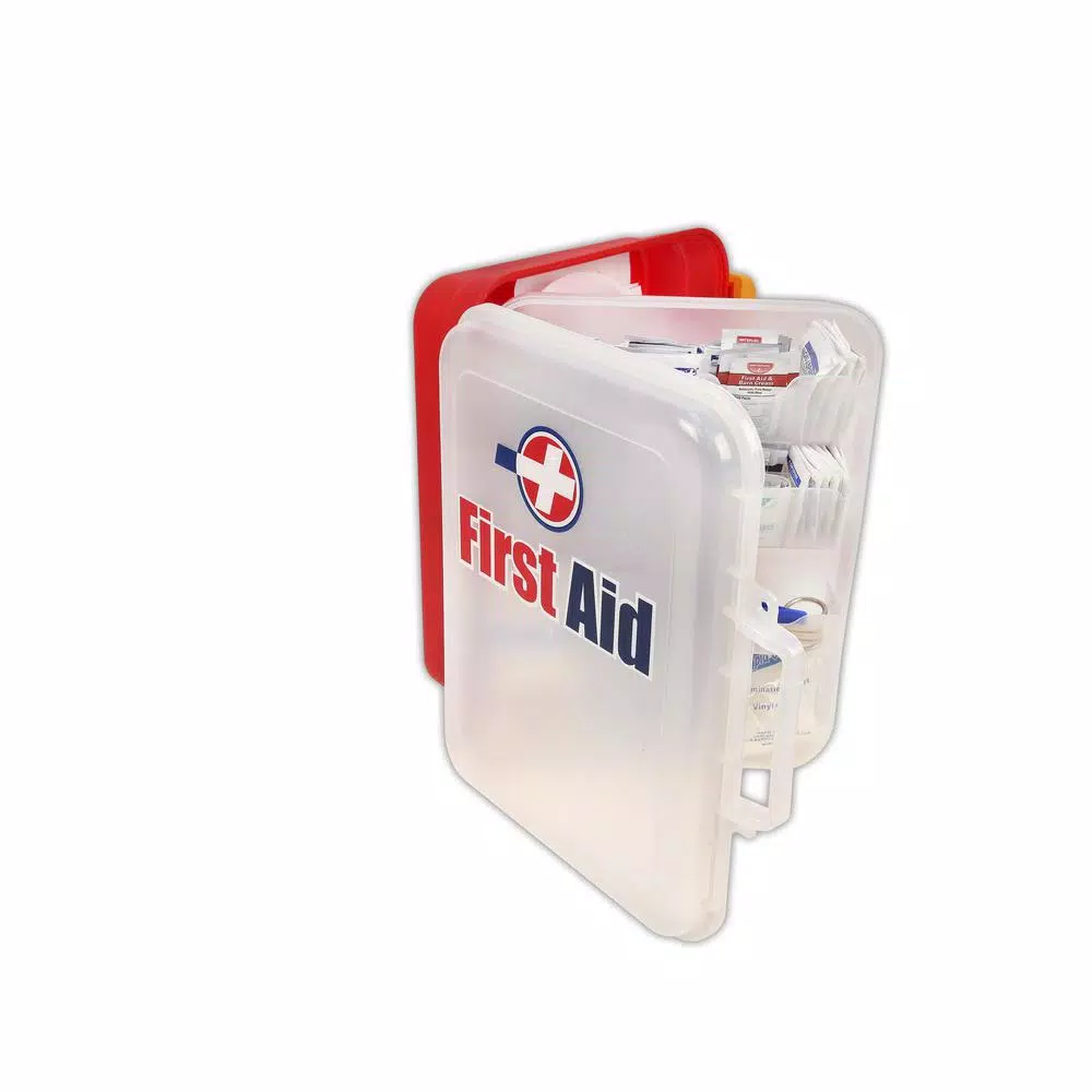 Rapid Care 354-Piece OSHA Compliant Industrial First Aid Kit with Wall Mountable Poly Cabinet