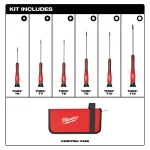 Milwaukee 6-Piece Torx Precision Screwdriver Set with All-Metal Core thumbnail 3