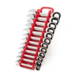 TEKTON 12-Piece Metric Stubby Ratcheting Combination Wrench Set, 8-19 mm thumbnail 1