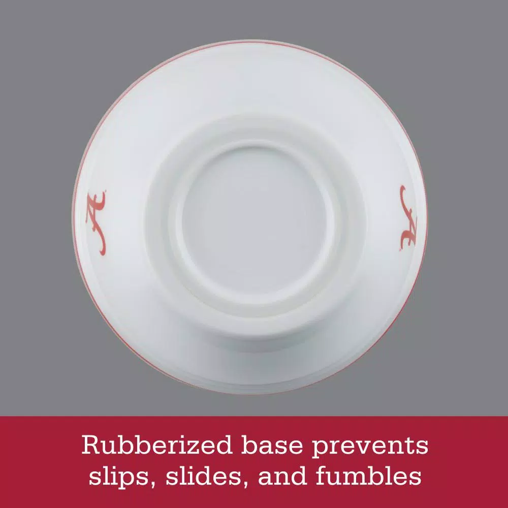 College Kitchen Collection Alabama Crimson Tide 4-Piece Party Bowl Set, Crimson Red
