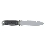 Camillus SKOL 5 in. 1095 High Carbon Steel Fixed Blade Knife with Gut Hook and Micarta Handle thumbnail 2