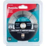 Makita 4-1/2 in. Dual Sandwich Diamond Tuck Point Blade for Mortar Removal thumbnail 2
