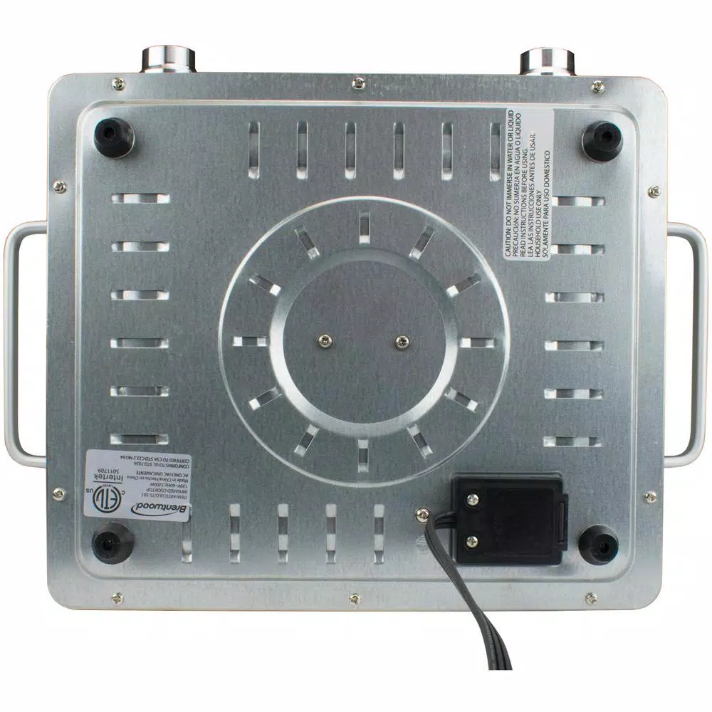 Brentwood Appliances TS-381 Single Burner 28 in. Black Infrared Electric Hot Plate