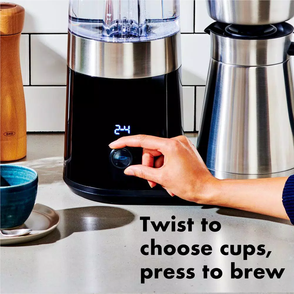 OXO On 9-Cup Stainless Steel Drip Coffee Maker with Stainless Steel Carafe