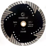 Whirlwind USA 7 in. Turbo Segmented Diamond Saw Blade for Granite, Marble, and Concrete thumbnail 1