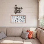 Lavish Home "Home Sweet Home" Metal Cutout Wall Decor Sign, Dark Brown thumbnail 6