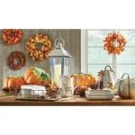 National Tree Company Harvest Accessories 15 in. Polyfoam Pumpkin Decor Pack thumbnail 2